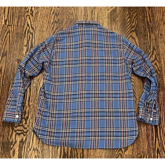 Polo Ralph Lauren Shirt Men Large Button Down Plaid Two Pocket Retails at $100 - Picture 2 of 5
